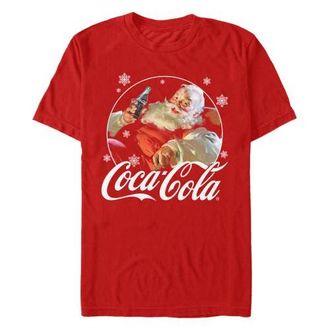 Coca Cola Ware Mens Coca Cola Santa Snow Cola Graphic T-Shirt in Red at Nordstrom, Size Xx-Large