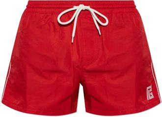 Balmain Zwemshorts - Heren - Strandmode - Rood - XS - Leer - Badmode