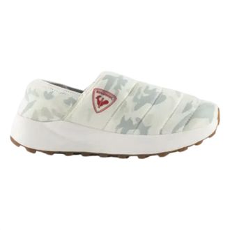 Rossignol Womens Chalet Winter Slippers In White Camo