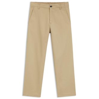 HUGO BOSS Straight-fit pants in mercerized stretch cotton