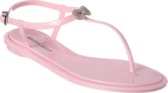 Mach & Mach Double Bow Rubber Thong Sandal