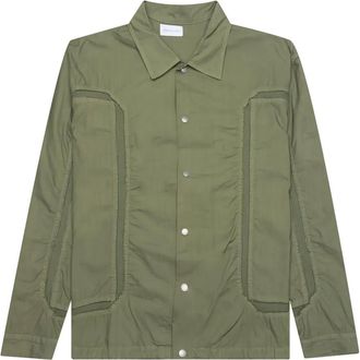 John Elliott + Co Camicia con inserti - Verde
