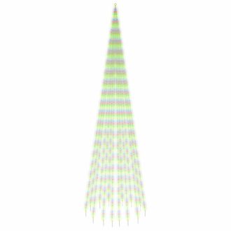 vidaXL &Aacute;rbol De Navidad En Asta De Bandera 1134 Led De Colores 800 Cm Vidaxl