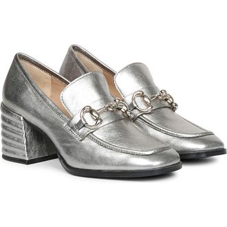 SaintG Vera Bit Loafer Pump in Gunmetal at Nordstrom Rack, Size 6