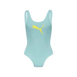 Puma Womens Swimsuit Sunsuit, Mint, L