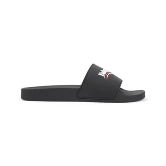 Balenciaga Sliders, male, Black, Size: 11 US Pool Slide Sandal