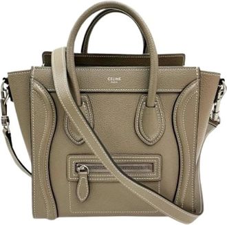Celine Pre-owned Handbags, female, Gray, Size: ONE SIZE Pre-owned Vintage Handbag
