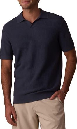 The Normal Brand BreezeKnit Polo in Vintage Blue at Nordstrom, Size Xx-Large