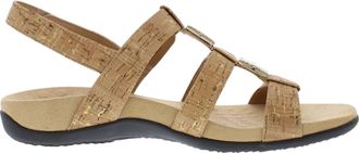 Vionic Womens Rest Amber Backstrap Sandals In Gold Cork