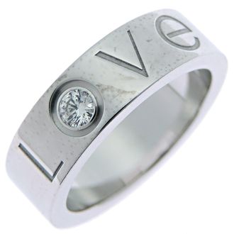 Cartier White Gold (18K) Band Ring (Pre-Owned)