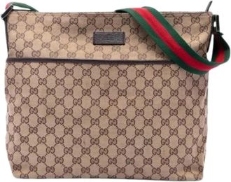 Gucci Borsa a tracolla Pre-owned in tela - - Pre-owned - Donna - Beige - ONE SIZE