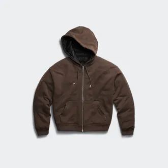 Canada Goose Manteau &agrave; capuchon r&eacute;v. Fuse (Femmes, Anchor Grey/Azurite Blue, TG)