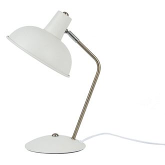 Leitmotiv L&aacute;mpara De Sobremesa Leitmotiv Hood Blanca 37,5 Cm Metal