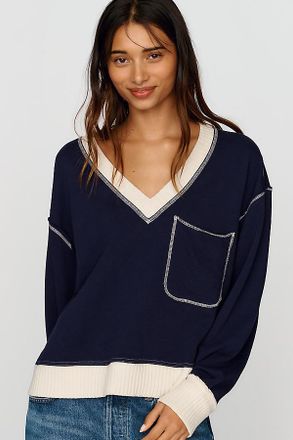 Pilcro Montana Pocket Knit Top