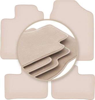 OEM Alfombrillas Premium Beige Para: Daihatsu Cuore Vi Hatchback 2003-2007