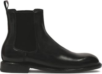 Kazar Zwarte Limited Edition leren pantoffels - Heren - Chelseaboots - Zwart - 42 EU - Leer - Schoenen