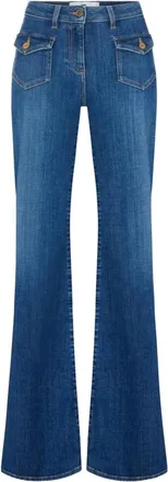 Elisabetta Franchi Mujer, Vaqueros, Azul, Talla: W27