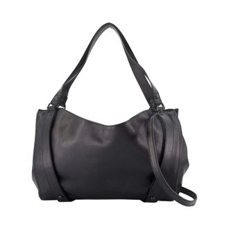 Diesel D-One Top Handle M Shopper Bag - unisex - Tassen - Zwart - Maat: ONE Size Leer