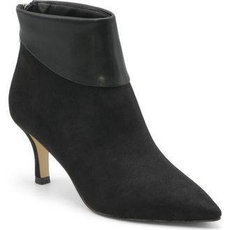 Charles by Charles David Alice Pointed Toe Bootie in Black-Mssm at Nordstrom, Size 7