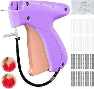 OEM Pistola De Coser Para Prendas De Vestir - Pistola De Coser R&aacute;pida Para Dobladillos, Rasgaduras Y Reparaciones De Ropa - Morado + Rosa