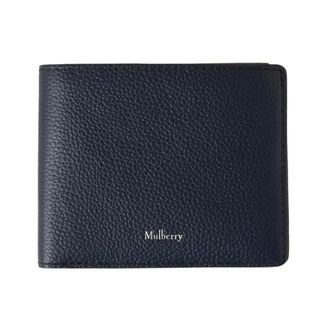 Mulberry Heritage Bifold Portemonnee met Muntvak - Heren - Accessoires - Blauw - Maat: ONE Size Leer