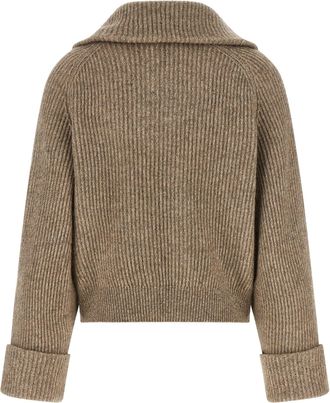 Brunello Cucinelli Womens Beige Cashmere Cardigan Clothing