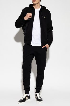Paul Smith Sweatpants With Patch, Mens, Black