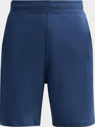 G-Star Men & apos;s Logo Appliqu&eacute; Cotton Shorts