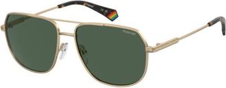 Polaroid PLD 6195/S/XN Polarized J5G/UC Mens Sunglasses Gold Size 58