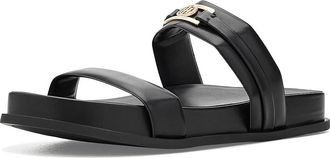 Tommy Hilfiger Jelina Womens Sandals Black : 8.5 M, Leather