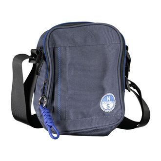 North Sails Messenger Bags, male, Blue, Size: ONE SIZE Waterproof Canvas Crossbody Bag