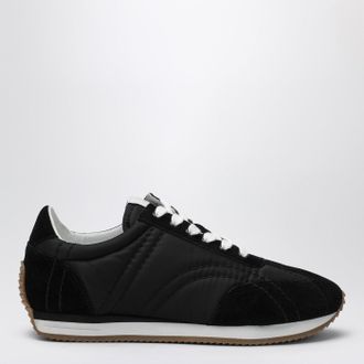 Toteme Sneakers nera in suede e tessuto