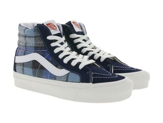 Vans Sk8-Hi 38 DX Athletic Shoes (Anaheim Factory) Pendleton/Beach Boy Plaid : Mens 8 - Womens 9.5 Medium