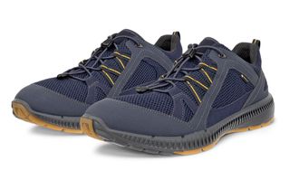 Ecco Sneaker ECCO TERRACRUISE 2 M, Herren, Gr. 40, blau, Lederimitat, Textil, Schuhe Sneaker, mit GORE-TEX