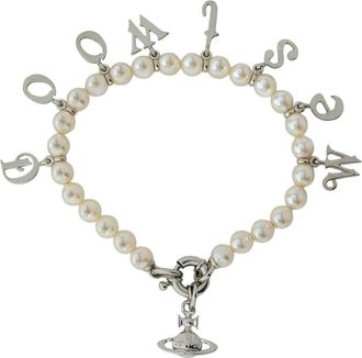 Vivienne Westwood Leanne Twin Set Armband - Dames - Armbanden - Grijs - ONE Size - Accessoires