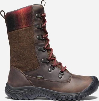 Keen Womens Greta Tall Boots In Chestnut/mulch