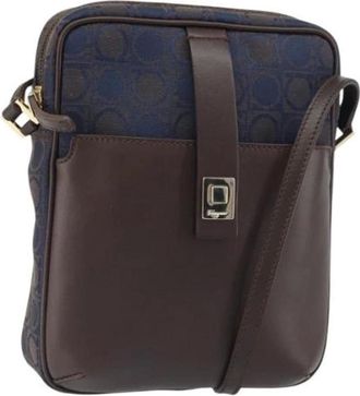 Ferragamo Pre-owned Cross Body Bags, female, Multicolor, Size: ONE SIZE Pre-owned Nylon Shoulder Bag