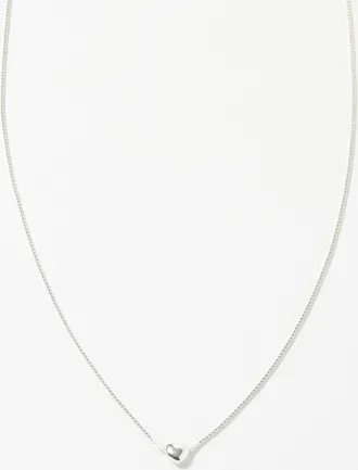 Simons Womens Mini-heart silver chain