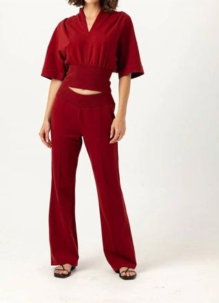 Sundays Brynn Pullover Sweater In Syrah