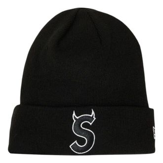 SUPREME x New Era S Logo Beanie Black FW22BN11-BLACK