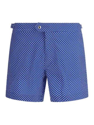 Tom Ford Blue Polka Dot Nylon Swimsuit