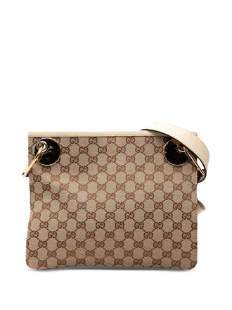 Gucci 2000-2015 GG Canvas Eclipse crossbody bag - Marrone