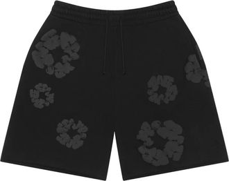 Denim Tears Shorts Mono Wreath Black - Nero
