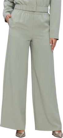 Lina Locchi Broeken, Dames, Groen, XL, Ll-Albertina Wijde Broek