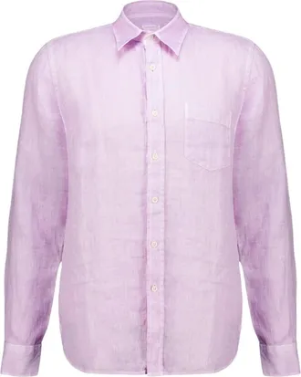 120% Lino Hombre, Camisas, P&uacute;rpura, Talla: 3XL