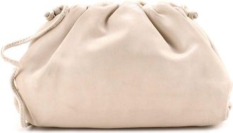 Bottega Veneta Beige Leather The Pouch Mini (Authentic Pre-Loved)