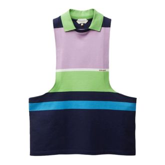 Versace Sleeveless Tops, female, Multicolor, Size: XS Striped Top