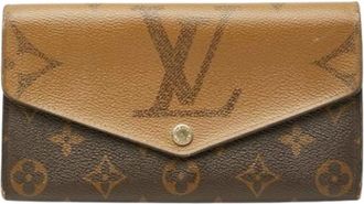 Louis Vuitton Pre-owned Wallets, female, Brown, Size: ONE SIZE Pre-owned Long Wallet (bi-fold)