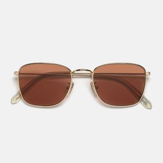 Retro Superfuture Retrosuperfuture Strand 2.0 Bordeaux Bordeaux Gold Sunglasses