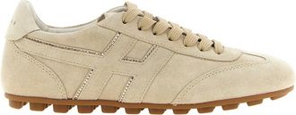 Hogan Beige Logo Sneakers